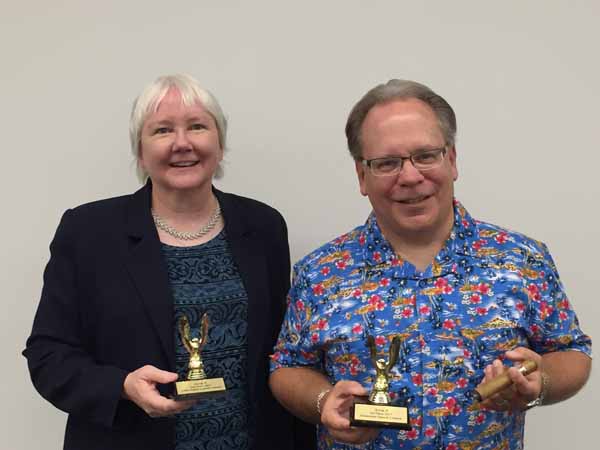 GeorgeKiserWinsHumorousSpeech